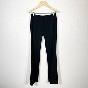Derek Lam Women’s‎ Solid Black Wool Flare Leg Trouser Pant Size 2